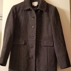 Dark Grey Wool Coat